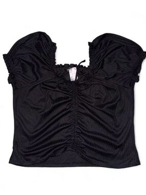 No Boundaries Junior Black  Crop Top